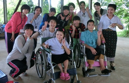 Photo: Wheelchairs to Laos