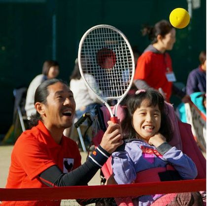 Japanese NPO Proposes New Sport for All; Barrier-Free-Tennis | Japan for  Sustainability