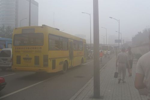 写真:Beijing smog