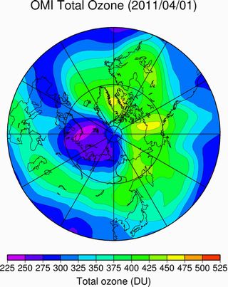 JFS/Record 40% Loss Detected in Arctic Ozone Layer