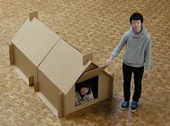 JFS/School of Architecture Develops Cardboard Shelters for Disaster Areas