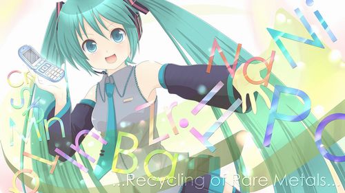 JFS/Japanese Virtual Idol Singer Enlisted to Promote Cellphone Recycling