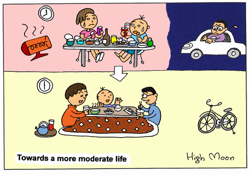 Towards a more moderate life